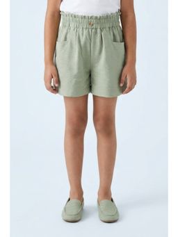 TINY GIRL - Patch Pocket Solid Shorts