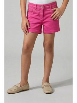 TINY GIRL - Cotton Patch Pocket Detailed Shorts