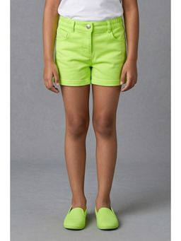 TINY GIRL - Cotton Patch Pocket Detailed Shorts