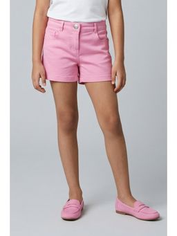 TINY GIRL - Cotton Patch Pocket Detailed Shorts