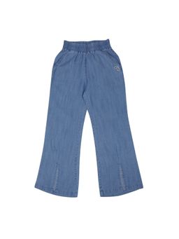 TINY GIRL - Cotton Brand Name Patch Detailed Pant