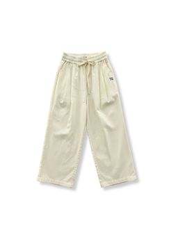 TINY GIRL - Cotton Brand Name Patch Detailed Pant