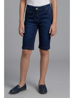 TINY GIRL - Denim Solid Shorts