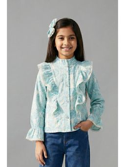 TINY GIRL - Full Sleeves Floral Printed Top