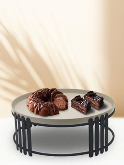 Metalsmith - Standard Cake Stand To Serve Cupcakes & Desserts For Gatherings I Iron Cake Server