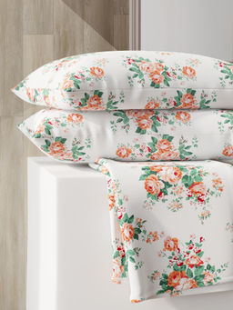 Layers - Zen Collection 220TC Floral Flat Bedsheet Set
