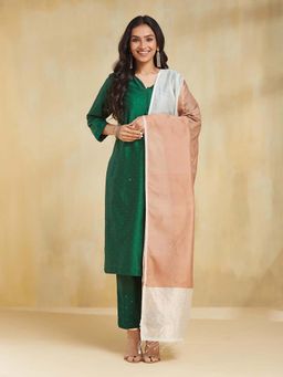 Fabindia - Natural Cotton Silk Hand Woven Dupatta