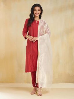 Fabindia - Natural Cotton Silk Blend Maheshwari Dupatta