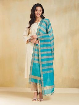 Fabindia - Blue Cotton Dupatta