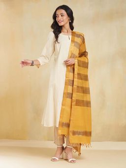 Fabindia - Mustard Cotton Dupatta