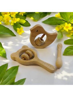 neemtoys - Neem Wooden Design Rattles and Teether