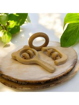 neemtoys - Neem Wooden Design Rattles and Teether