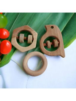 neemtoys - Neem Wooden Design Rattles and Teether