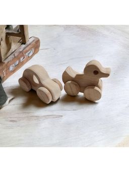 neemtoys - Neem Wooden Wheel Toys (Pack of 2)