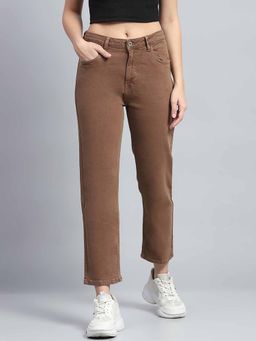 Monte Carlo - Women's Brown Solid Denim