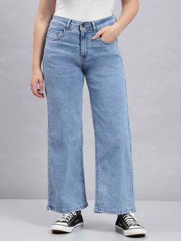 Monte Carlo - Women's Blue Solid Denim