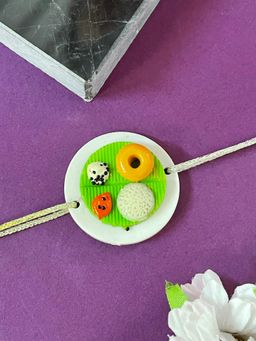 Digital Dress Room - Idli Vada Sambar Chutney Food Kids Rakhi