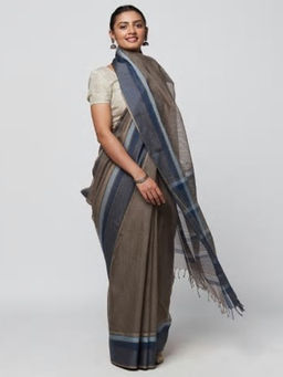 Fabindia - Cotton Silk Thread Border Sari