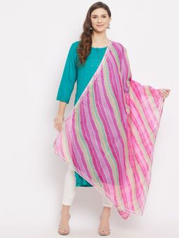 Clora Creation - Leheriya Kota Doria Cotton Dupatta