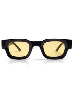 Dimeh - Square Frame Yellow Sunglasses (4)