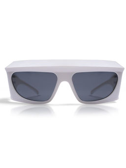 Dimeh - Chunky White Sunglasses (6)