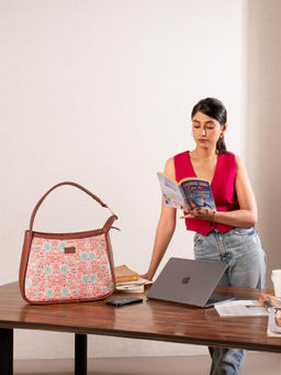 Zouk - Mangalore Blossoms Sleek Shoulder Bag