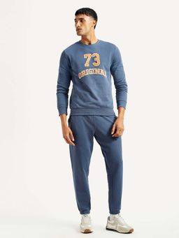 Levi's - Men's Typography Blue Crew Neck Co-Ord Set