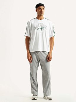 Levi's - Men's Typography White Crew Neck Co-Ord Set