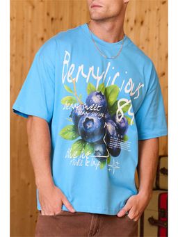 Bonkers Corner - Berry Rush Oversized T-Shirt for Men