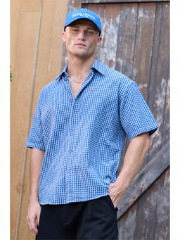 Bonkers Corner - Skyline Checkered Shirt for Men