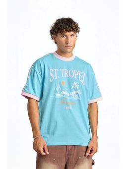 Bonkers Corner - St Tropez Oversized T-Shirt for Men