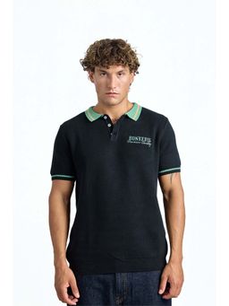 Bonkers Corner - Premium Black Court Polo T-Shirt