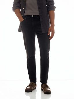 Flying Machine - Men's Mid Rise Mankle Relaxed Tapered Fit Jeans