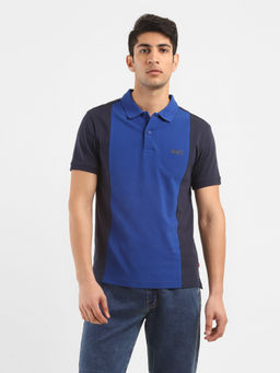 Levi's - Surf Blue-navy Blue Colorblock Polo T-shirts