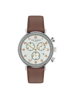Ted Baker - Men TIMELESS 41 mm Silver Dial Chronograph Watch (BKPBAF301) (M)