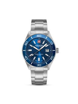 Swiss Military Hanowa - Men Nomad Blue Round Dial Analog Watch - SMWGH0004904 (M)