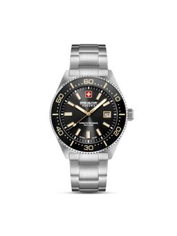 Swiss Military Hanowa - Men Nomad Black Round Dial Analog Watch - SMWGH0004905 (M)