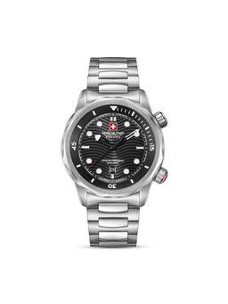 Swiss Military Hanowa - Men Breakwater Black Round Dial Analog Watch - SMWGH0006404 (M)