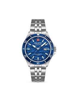 Swiss Military Hanowa - Men Flagship Elements Water Blue Round Dial Analog Watch - SMWGH0006701 (M)