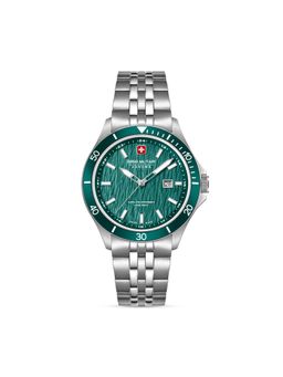 Swiss Military Hanowa - Men Flagship Elements Earth Green Round Dial Analog Watch - SMWGH0006704 (M)