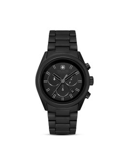 Swiss Military Hanowa - Men Navalus Pro Black Round Dial Analog Watch - SMWGI0004230 (M)