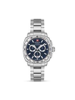 Swiss Military Hanowa - Men Speedwell Blue Round Dial Analog Watch - SMWGI0006803 (M)