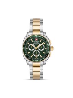 Swiss Military Hanowa - Men Speedwell Green Round Dial Analog Watch - SMWGI0006804 (M)