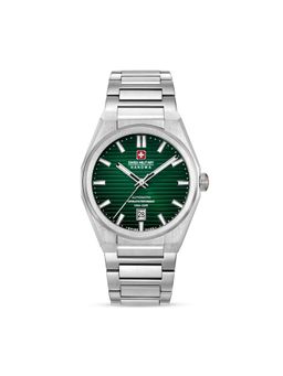 Swiss Military Hanowa - Men Avalanche Green Round Dial Analog Watch - SMWGL0006902 (M)