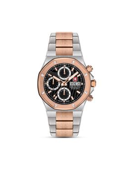 Swiss Military Hanowa - Men Damask Legends Fireball Black Round Dial Analog Watch - SMWGL0007060 (M)