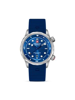 Swiss Military Hanowa - Men Breakwater Blue Round Dial Analog Watch - SMWGN0006401 (M)