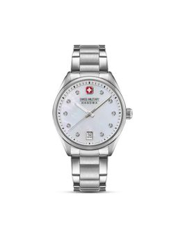 Swiss Military Hanowa - Women Roadrunner Silver Round Dial Analog Watch - SMWLH0005001 (M)