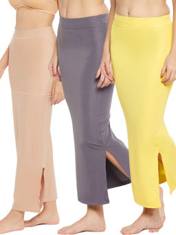 Secrets By ZeroKaata - Women Solid Saree Petticoat (Pack of 3)