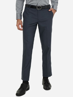 Metal - Coffee Grey Formal Rayon Trouser