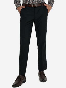 Metal - Green Formal Rayon Trouser